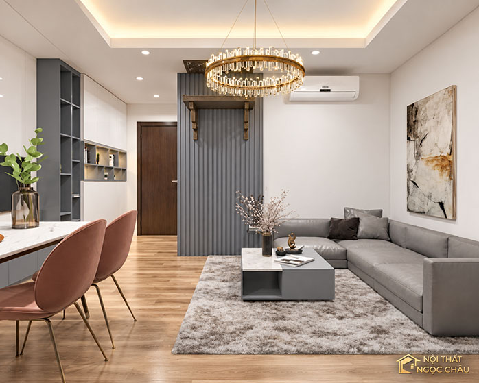 Mẫu thiết kế nội thất chung cư 3 phòng ngủ Bác Lương - Imperial Plaza 